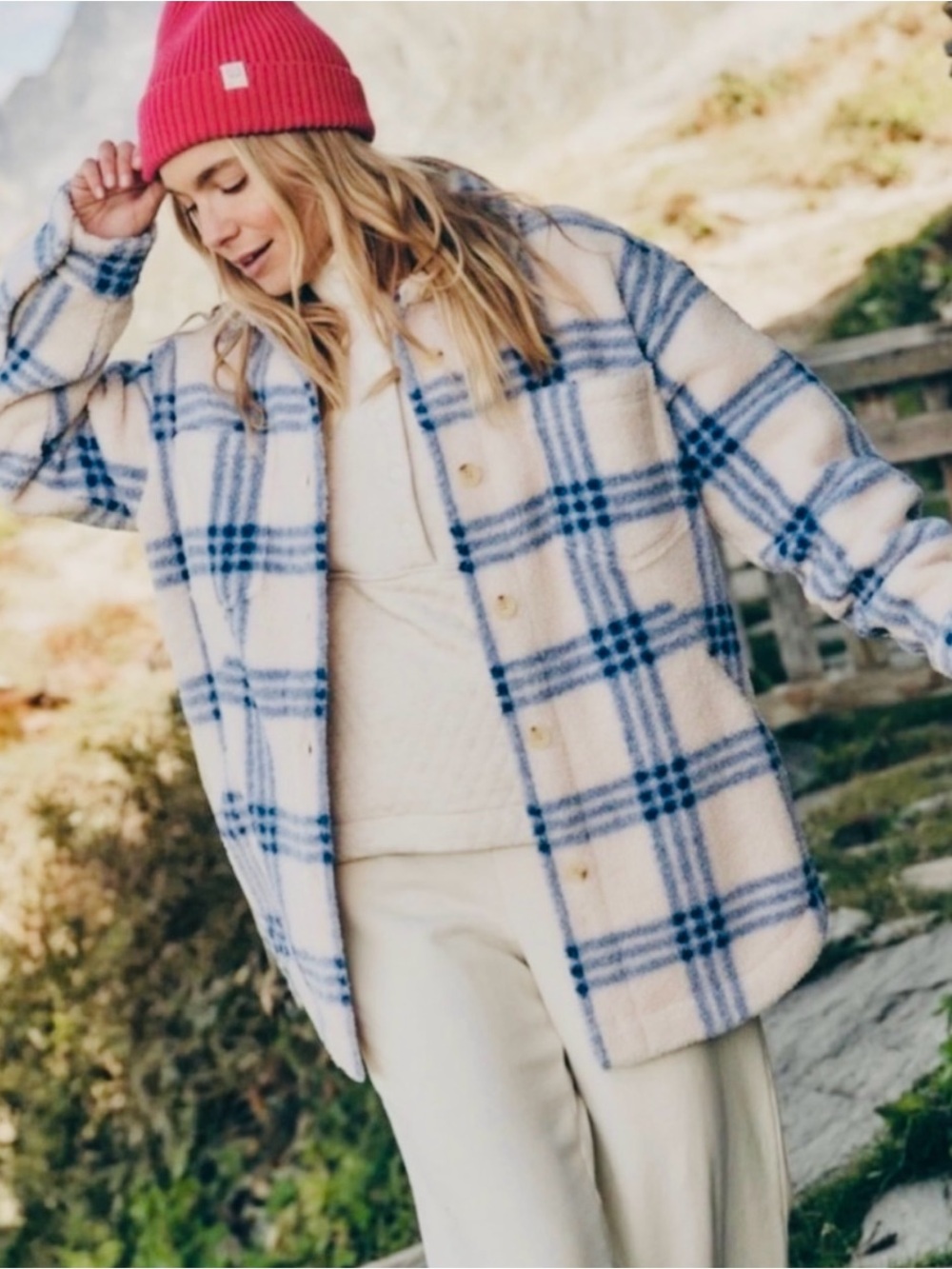 MARINE LAYER BAILEY PLAID SHIRT JACKET 
SZ SMALL